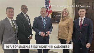 Rep. Eric Sorensen shares first impressions of DC after first month in Congress