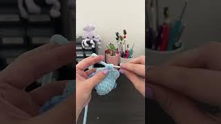 Make an Axolotl with me! 🩵 #amigurumi #crochet #plushies