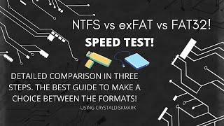 NTFS vs exFAT vs FAT32 | The 3 most popular storage formats SPEED TESTED! | It's Omega Tech!