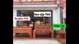 Hướng dẫn chọn mua bàn thờ gia tiên đẹp | Đồ Gỗ Thành Quyên