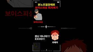 분노조절장애로 보이스피싱 퇴치하기
