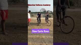 Manohar Sir...Slow Cycle Race