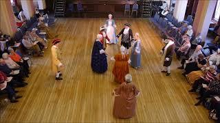 Greensleeves perform 17th & 18th Century dance  at the Early Dance Circle Festival Tadcaster 2017