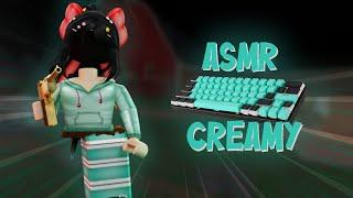 MM2 but it's CREAMY Keyboard ASMR as VANELLOPE [Roblox Murder Mystery 2]