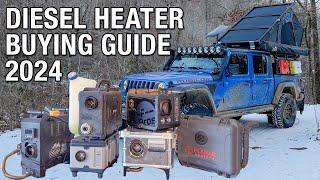 Diesel Heater Buying Guide 2024 - Best options for overlanding and car camping in the winter.