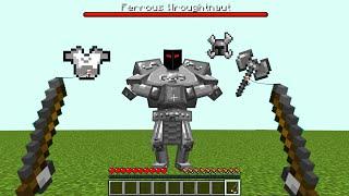 How get ALL Armor Ferrous Wroughtnaut without killing him? | Mowzie's Mobs