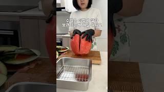 올여름 수박만 벌써 3통째 #수박보관#수박자르기#수박고르기#수박용기#수박