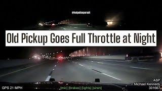 Old Pickup Triggers Dangerous Nighttime Pursuit on I-630 | Trooper Kennedy Responds Swiftly