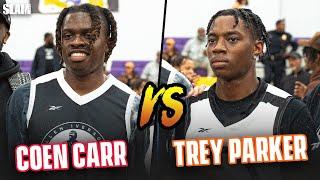 THIS DUNK CONTEST WAS CRAZY  Trey Parker & Coen Carr Go Off at the Iverson Classic Dunk Contest 