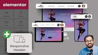 Elementor - Fully Responsive Headers (FREE)