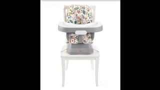 Review 3 month update - Fisher Price Space Saver High Chair Booster Seat. EASY CLEAN highchair