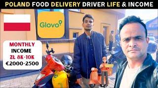 Poland  Food Delivery Driver Life & Income | Poland Food Delivery Jobs Tips