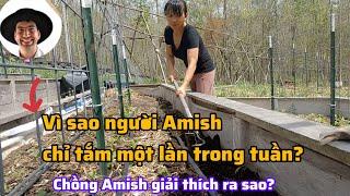 Vì sao người Amish tắm một tuần một lần - Chồng Amish giải thích gì?