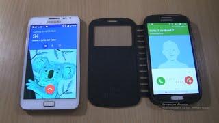 Incoming call & Outgoing call at the Same Time   Samsung Galaxy Note 1  Android 7+S4  black