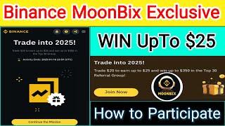 Binance MoonBix Offer | How to Win $25 from MOONBIX