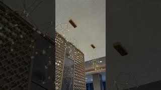 Do you have idea how this stretch ceiling gives Swarovski effect #ceilingdesign #stretchceiling