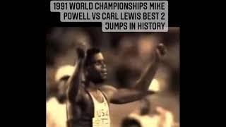 Carl KING Lewis 8.83 (wind +2.3) 3rd Trial World Championships Tokyo 91.