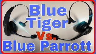 BlueParrott Vs. Blue Tiger!! Battle of the Trucker Headsets