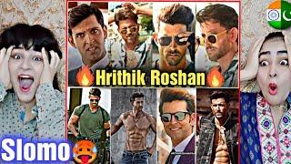 Bollywood Most Handsome & Talented Actor Hrithik Roshan Attitude Slomo Edits|| Pakistani Reaction