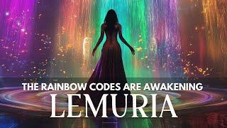 LEMURIAN RAINBOW Lightcodes | SEVEN Sacred Flames Meditation with Whale & Swan Guardians