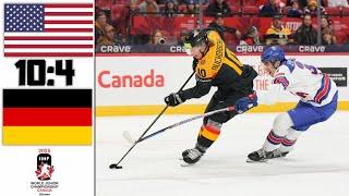 USA VS GERMANY HIGHLIGHTS 2025 IIHF WORLD JUNIOR CHAMPIONSHIP