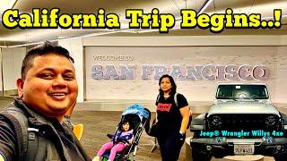 USA EP 03: AirTravel 2024 | Travelling to San Francisco | Jeep Wrangler 4xe | Roving Couple