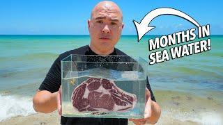 I soaked Steaks in SEA WATER for months and ate it!