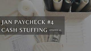 January Paycheck #4 | Cash Stuffing | Cash Breakdown