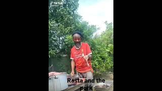 rasta eating pork in Canada 