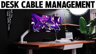 Standing Desk Cable Management Tips