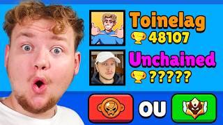 Je JUGE Le Niveau De 10 YOUTUBEUR (Brawl Stars)