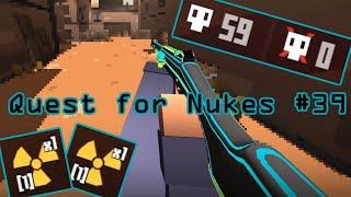 Krunker.io - Quest for Nukes #39! MY FIRST EVER DOUBLE NUKE FOR 400 SUBSCRIBERS! (Shotgun Gameplay)