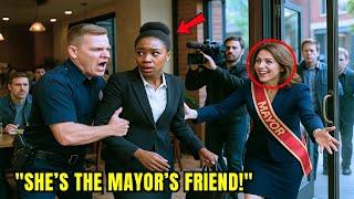 Cop Pushes Black Woman Out Of Restaurant—Then The Mayor Walks In And Hugs Her