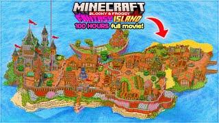 I spent 100 HOURS transforming an island into a Medieval Kingdom! | Minecraft Full Movie