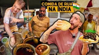 24 HORAS provando COMIDA DE RUA na ÍNDIA!