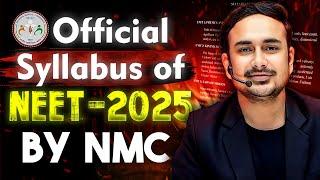 NEET 2025 Official Syllabus by NMC | Attempt Limit | Latest Update |  #neet2025 #nta