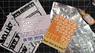 Diamond Press "Border Sentiments" Stamps & Dies Set Review Tutorial! Quick Focal Sentiments!