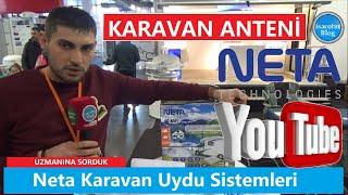 Neta Karavan Uydu Anteni - Samet Elektronik Neta Mobil İnternet Anteni ⭐️Ankara Karavan Fuarı 2023