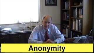 Anonymity