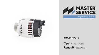 CMA1627IR Генератор новый MSG Rebuilding Alternator RENAULT MASTER II, TRAFIC II, OPEL MOVANO,VIVARO