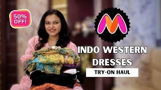 Top Indo Western Dress From Myntra | Indo Western Haul | Basic With Divya