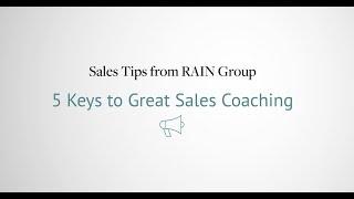 Sales Coaching: 5 Roles of a Sales Coach