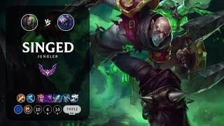 Singed Jungle vs Skarner - EUW Master Patch 12.23