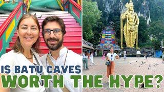 Batu Caves, Kuala Lumpur. KL Malaysia Travel Vlog. Batu Caves, Cave Villa & Ramayana Cave.