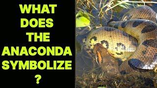 WHAT DOES THE ANACONDA SNAKE SYMBOLIZE ?