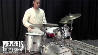 Canopus RFM Standard Maple Drum Set - Silver Sparkle