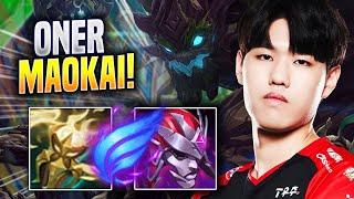 ONER IS READY TO PLAY MAOKAI! - T1 Oner Plays Maokai JUNGLE vs Nidalee! | Season 2023