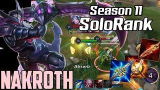 Today playing Nakroth alone in the ranking mode