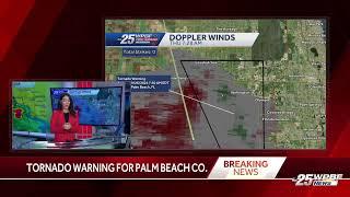 LIVE: Tornado warning issued for southeastern Palm Beach County