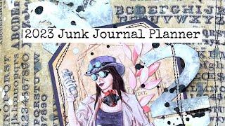 2023 Junk Journal Planner Made From Paper Bag/New Digital Kit